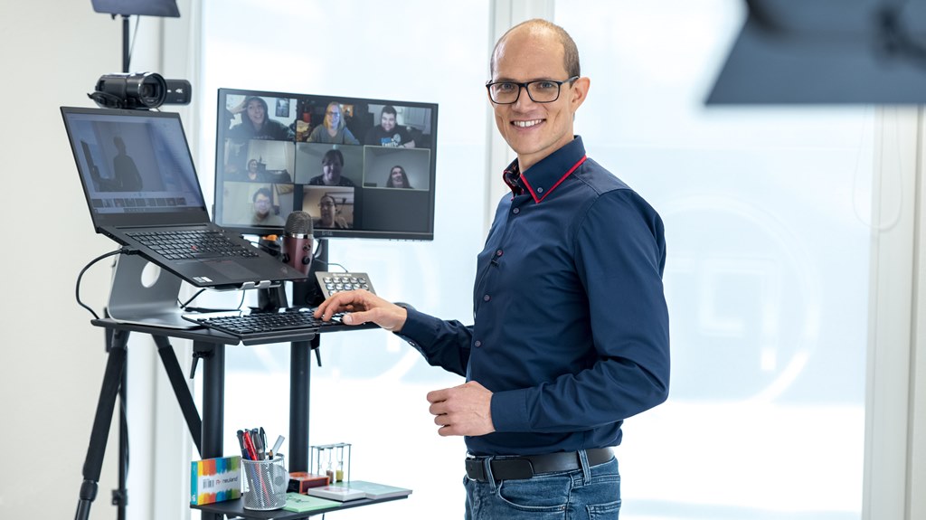 Steffen Moll im Online-Training zum Thema Storytelling im Business